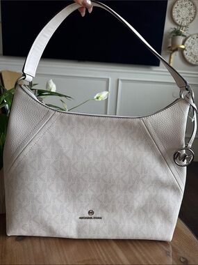 Michael Kors Off-White Shoulder Hobo Bag